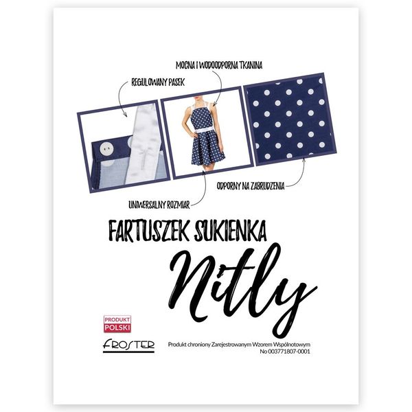 Nitly Dot - Fartuszek Sukienka zdjęcie 10