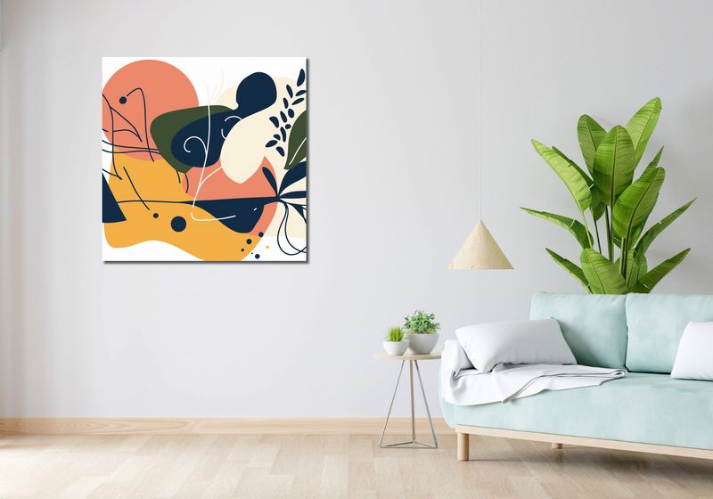 Obraz 90x90cm Dynamika Wizji zdjęcie 2