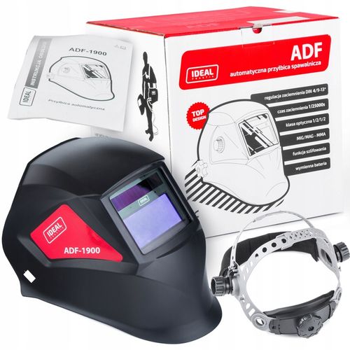 Przyłbica automatyczna Ideal ADF-1900 BLACK MIG MMA TIG SZLIFOWANIE na Arena.pl