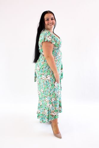 Długa asymetryczna sukienka Greta Zielona M/L na Arena.pl