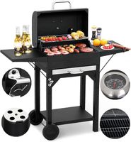 DUŻY GRILL OGRODOWY LANDGRAF + PÓŁKI + POPIELNIK