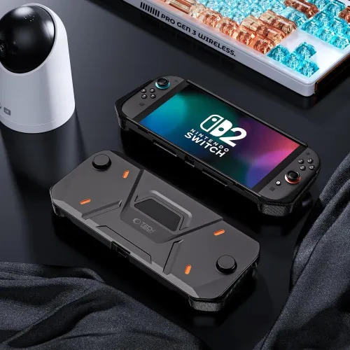 etui tech-protect carbonox na nintendo switch 2 - czarne na Arena.pl