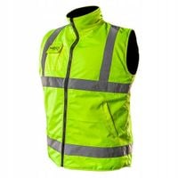 NEO BEZRĘKAWNIK ROBOCZY DWUSTRONNY 2w1 ODBLASKOWY ŻÓŁTY/CZARNY R. XL/56