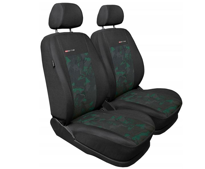 Uniwersalne pokrowce przód ELEGANCE 1+1 ZIELONE do Citroen C-Crosser zdjęcie 1