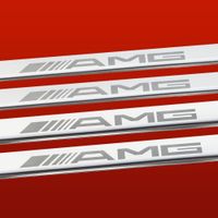 Listwa progowa MERCEDES E W210 AMG Stal nierdzewna 304 mat 4szt