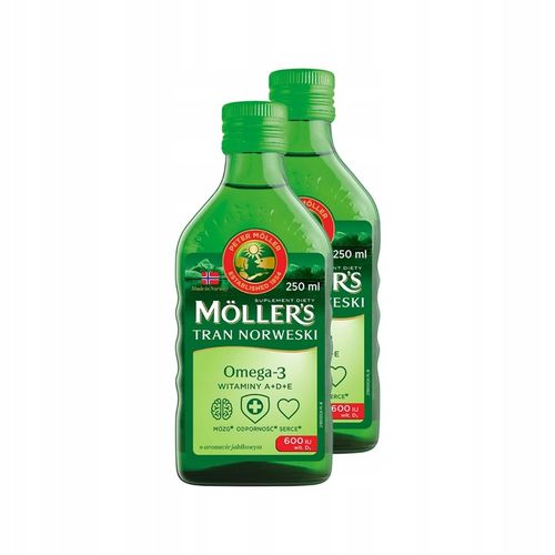 Tran Norweski Jabłkowy 250 ml Moller's na Arena.pl