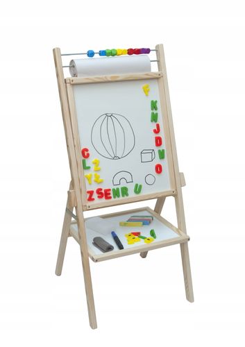 Obrotowa Tablica Magnetyczna 4W1 Papier + Dodatki Opn na Arena.pl