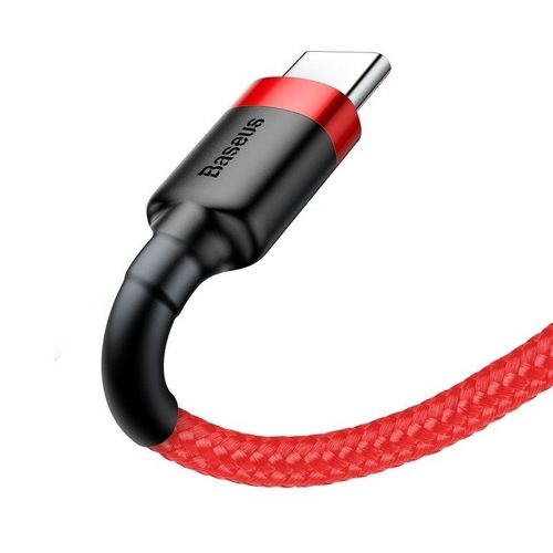 Kabel USB-C Baseus Cafule 3A 1m (czerwony) na Arena.pl