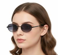 Damskie okulary fotochromowe kat.2-3 przeciwsłoneczne STLF-06 czarne