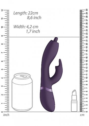 wibrator nilo   pinpoint rotating g spot rabbit   purple na Arena.pl