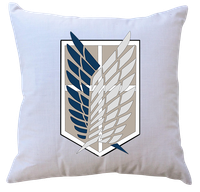 Poduszka z wkładem Atak Tytanów - Attack on Titan