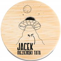 OTWIERACZ DREWNIANY magnes personalizacja PREZENT NA DZIEŃ TATY