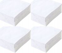 Koperta z oknem na CD/DVD Omega biała 100 szt x 4