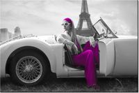 120CM 80CM OBRAZ ŚCIENNY FIOLETOWA KREACJA