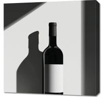 Obraz 70x70cm Butla Wina