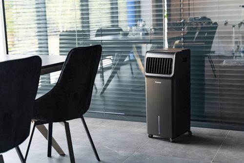 KLIMATOR KLIMATYZER PRZENOŚNY ZBIORNIK 18L 1200 m³/h CZARNY 4w1 PILOT na Arena.pl