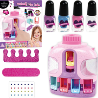 Duży Zestaw Kosmetyków Lakierów Do Paznokci Makeup Maszynka Naklejki Brokat