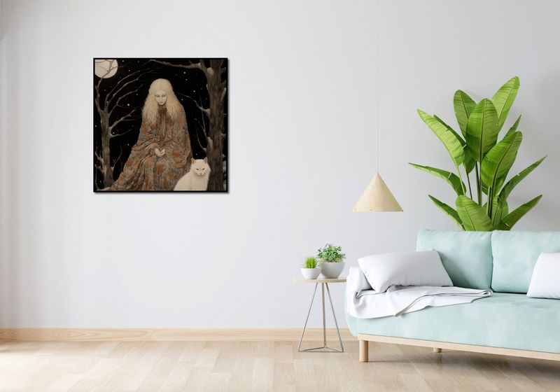 Plakat 80x80cm Stróżka Leśna zdjęcie 4