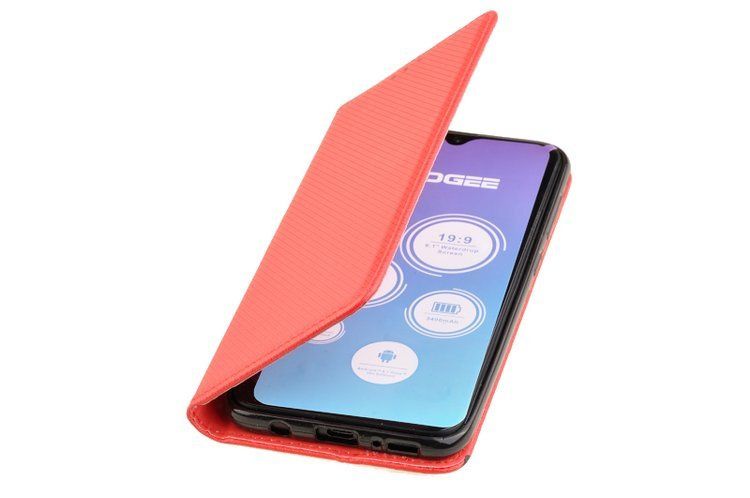Etui Smart do Doogee X90 czerwony zdjęcie 1