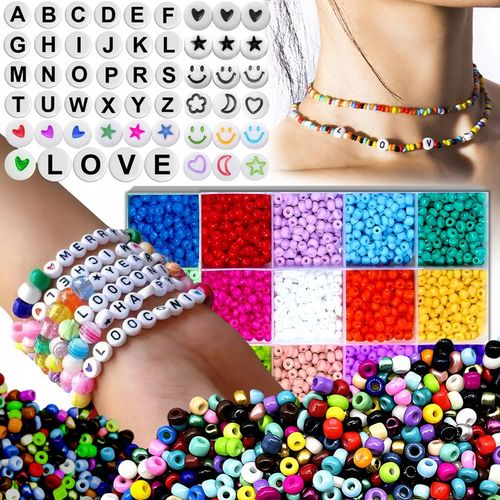 Zestaw Do Robienia Bransoletek Koraliki Do Robienia Bransoletek 12 000 SZT na Arena.pl
