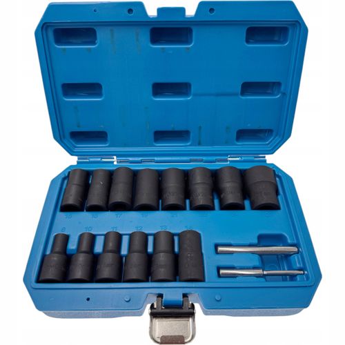 Nasadki do uszkodzonych śrub 8-27 mm 16 el. Falon-Tech FT0827 CR-MO na Arena.pl