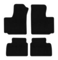 Dywaniki welurowe BASIC czarne Fiat Doblo I 2000-2009 kombivan