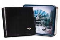 duży, skórzany portfel męski bez zapięcia peterson - peterson