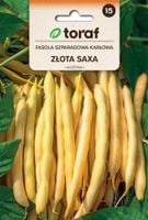 Fasola szp. karł. żółtostr. ZŁOTA SAXA (wczesna) nasiona 50 g.