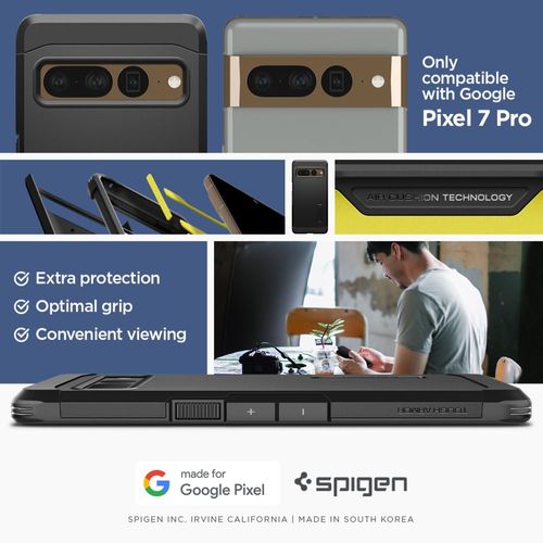 SPIGEN TOUGH ARMOR GOOGLE PIXEL 7 PRO BLACK na Arena.pl