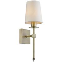 Kinkiet LAMPA ścienna CASOLI LP-2118/1W PATYNA Light Prestige klasyczna OPRAWA abażurowa patyna kremowa