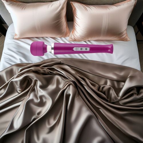 Masażer Łechtaczki Wand 10 Trybów Bezprzewodowy Silikonowy 34 Cm Wibrator na Arena.pl