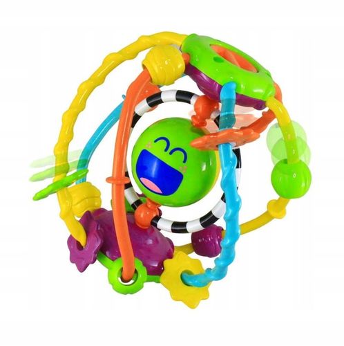 KULA SENSORYCZNA KORALIKI GRZECHOTKA DŹWIĘKI DUMEL na Arena.pl