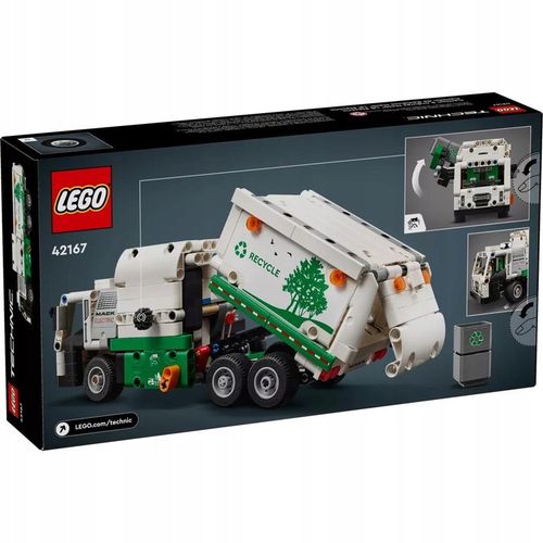 LEGO Technic Mack LR Elektryczna śmieciarka 42167 na Arena.pl