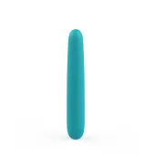 b swish bgood infinite deluxe niebieski - wibrujący model silikonowy 18 cm
