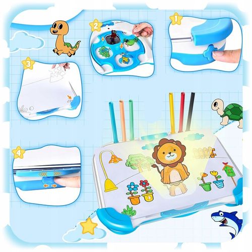 TABLICA Projektor Do Rysowania Podświetlana PULPIT LED Tablet SZABLONY na Arena.pl