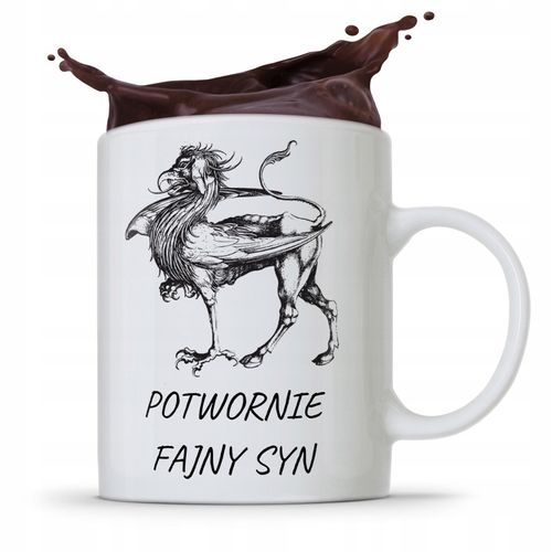Kubek Prezent Dla Syna Dziecka Potwornie Fajny Syn Z Nadrukiem Ze Zdjęciem na Arena.pl