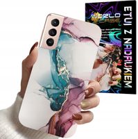 ETUI CASE DO SAMSUNG S21 - MARMUR WZORY DLA KOBIET PLECKI OBUDOWA