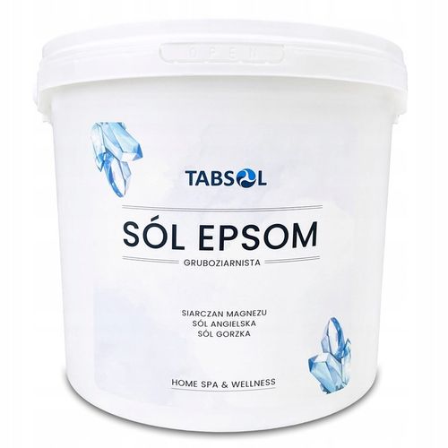 SÓL EPSOM GRUBOZIARNISTA ANGIELSKA GORZKA SIARCZAN MAGNEZU 5KG na Arena.pl