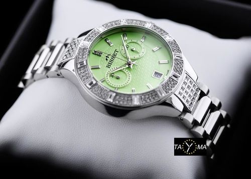 BISSET BSBE18 - silver/green (zb547a) na Arena.pl