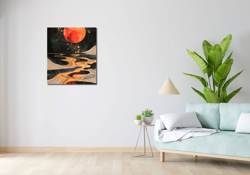 Obraz 60x70cm Planetarny Taniec zdjęcie 2