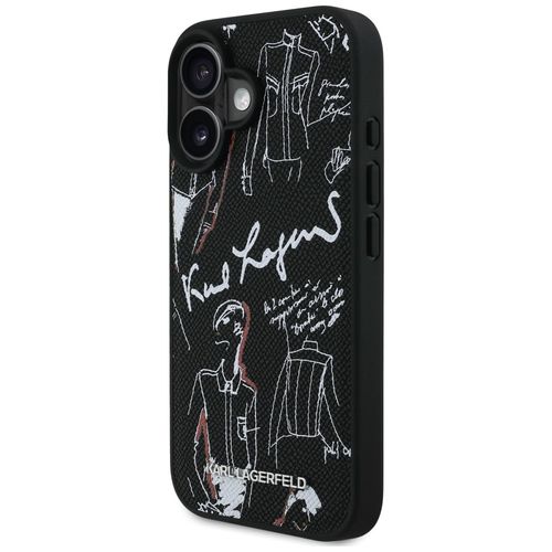 etui karl lagerfeld grained pattern &    logo magsafe do iphone 16 na Arena.pl