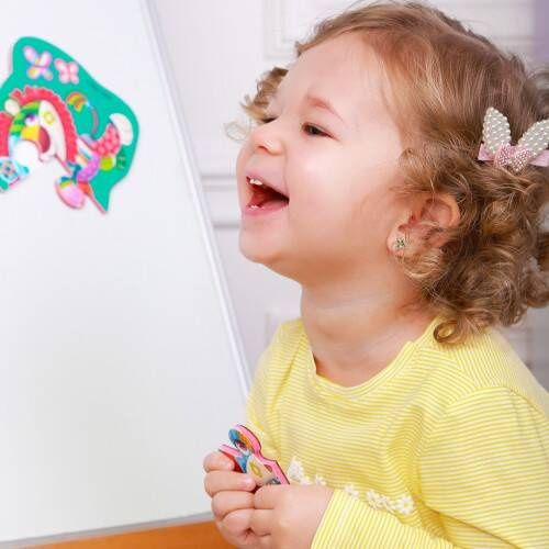 Puzzle Piankowe Z Magnesem Lew Hipopotam Dla Dzieci Rk5020-04 na Arena.pl