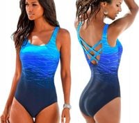 JEDNOCZĘŚCIOWY KOSTIUM KĄPIELOWY MODELUJĄCY DAMSKI STRÓJ MONOKINI BOHO XL