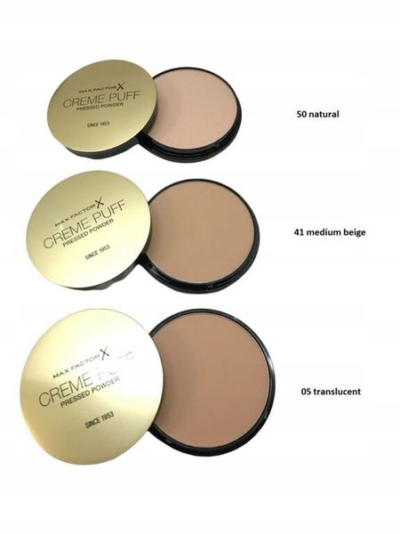 MAX FACTOR CREME PUFF PUDER NOWY 05 KOLORY zdjęcie 12