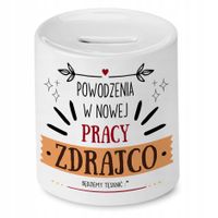 Skarbonka Na Pożegnanie Z Pracy Na Prezent Z Nadrukiem Ze Zdjęciem