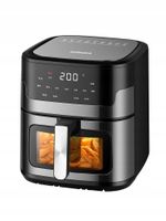 Frytkownica BEZTŁUSZCZOWA 5,5L 1500W DUŻA AIR FRYER Piekarnik XL OKNO 60min