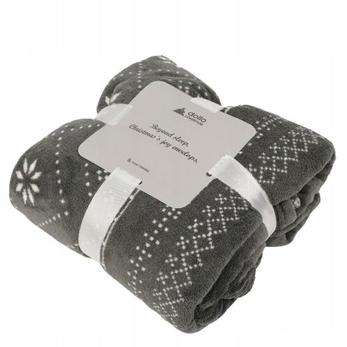 KOC ŚWIĄTECZNY 160X200 NARZUTA NA ŁÓŻKO NA KANAPĘ MIĘKKI PLED Z MIKROFIBRY na Arena.pl