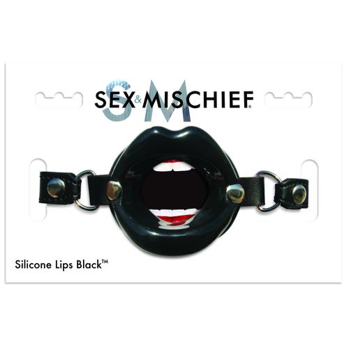 Knebel - S&M Silicone Lips Black na Arena.pl