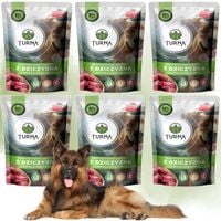 mokra karma dla psa dziczyzna turna 500g odporność zdrowa skóra sierść psów