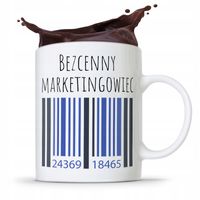 Dla Marketingowca Kubek Bezcenny Marketingowiec Z Nadrukiem Ze Zdjęciem